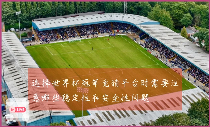 选择世界杯冠军竞猜平台时需要注意哪些稳定性和安全性问题