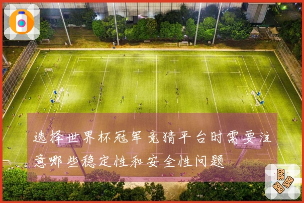 选择世界杯冠军竞猜平台时需要注意哪些稳定性和安全性问题
