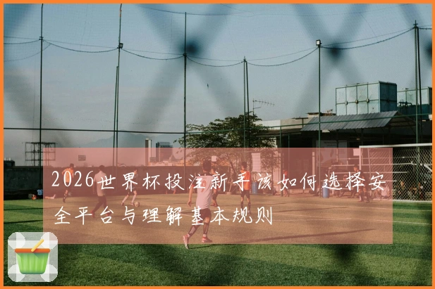 2026世界杯投注新手该如何选择安全平台与理解基本规则